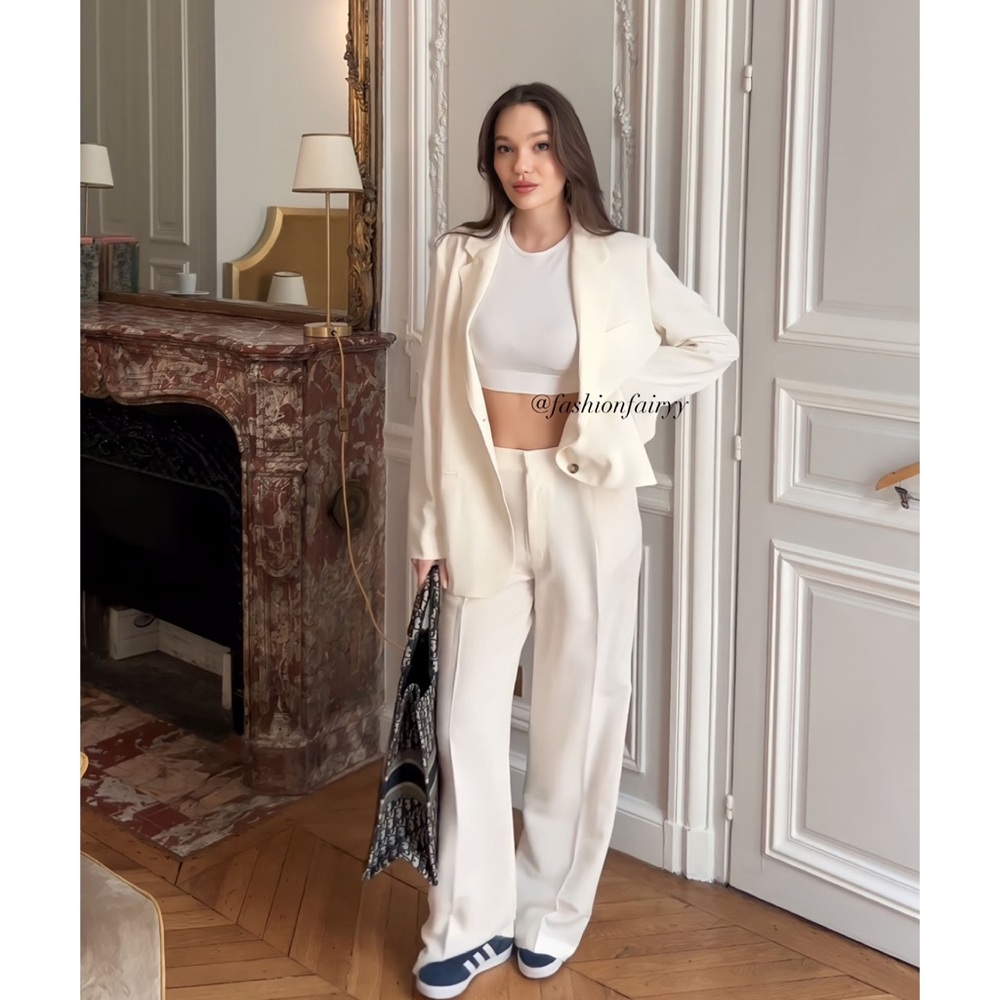 ZARA FULL LENGTH TROUSERS - Picture 1 of 5